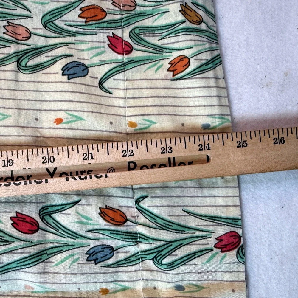 Cottagecore Tulip Floral 3 Pc Pillowcase + Sham‎ Set Cottagecore Grandmacore VTG